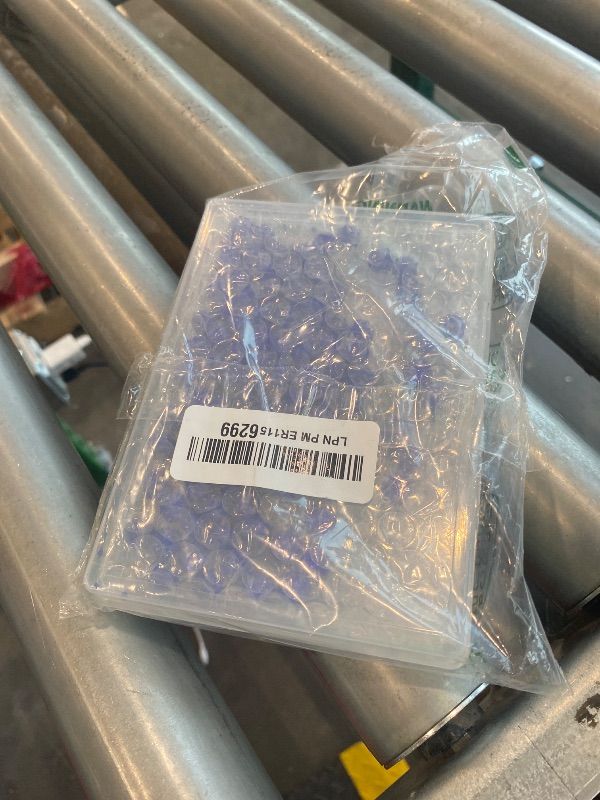 Photo 1 of 110PCS 10MM Rhinestone Beads for Jewelry Making, Round Rhinestone Clay Beads for Baseball Necklace Bracelet, Craft Fancy Polymer Shamballa Disco Ball Diamond Beads for Pen, Dark Blue/Royal Blue