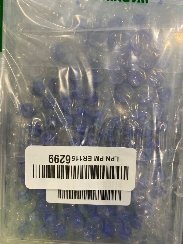 Photo 1 of 110PCS 10MM Rhinestone Beads for Jewelry Making, Round Rhinestone Clay Beads for Baseball Necklace Bracelet, Craft Fancy Polymer Shamballa Disco Ball Diamond Beads for Pen, Dark Blue/Royal Blue