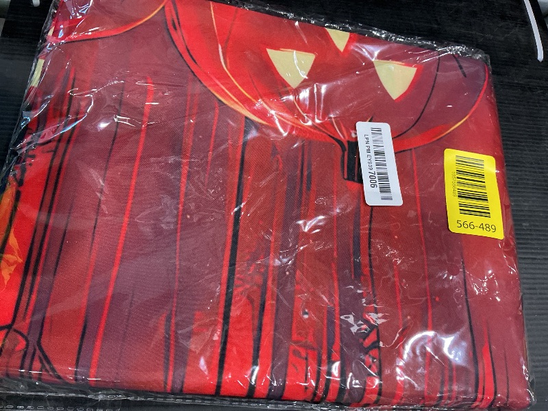 Photo 1 of 7x16ft Halloween Garage Door Cover Banner Large Hanging Backdrop Door Cover Gloomy Garage Wall Decoration Backdrop Mural for Home Outdoor Indoor Spooky Party Wall Window Yard Skeleton