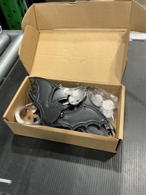 Photo 1 of 12Pcs Halloween Bats,Hanging Bats with Auto Light Sensor, Light Up Scary 3D Bat Wall Decor, Spooky Flying Bats Halloween Decorations Outdoor for Trees Yard Garage