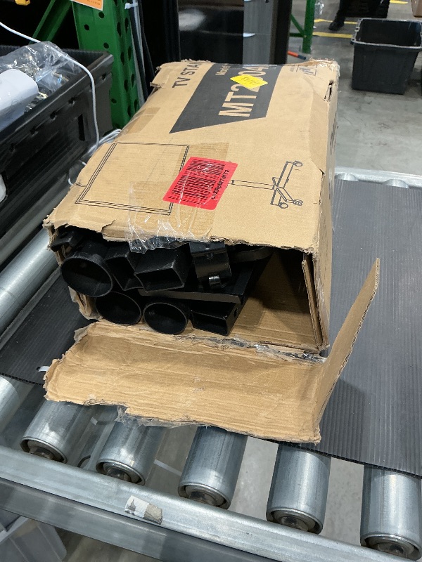 Photo 1 of Rfiver Mobile TV Stand for 23-60 Inch LCD LED Flat/Curved Panel Screen TVs up to 88 lbs, Rolling TV Stand with Adjustable Shelf & Tilt, Portable Floor Stand on Wheels for Bedroom, Living Room, Office