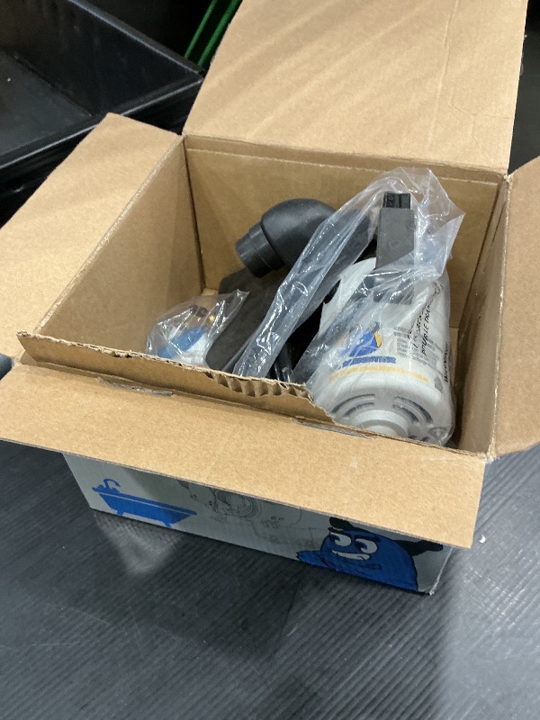 Photo 1 of 115V 330GPH Self-Priming Transfer Pump, LilMonster Auto Portable Electric Utility Water Pump with Suction Hose Kit,Bright Silver