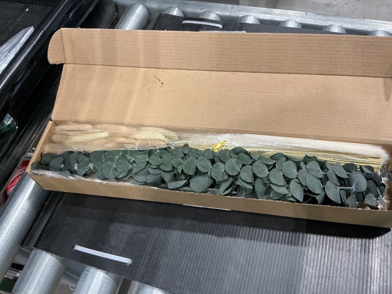 Photo 1 of 110 PCS of Boho Pampas Grass Decor, Naturally Dried Pompas, Bunny Tails Dried Flowers, and dried eucalyptus. Perfect for Weddings, Boho Party Decorations, and Table Decor.