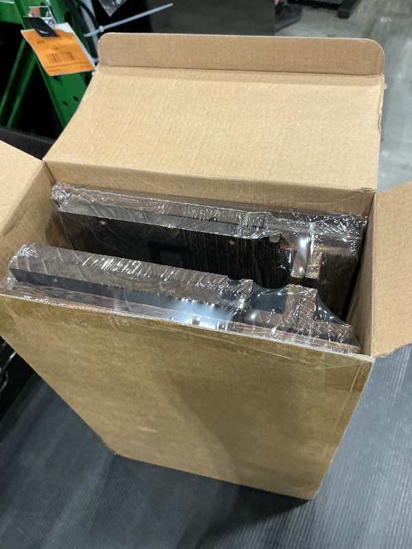 Photo 1 of *Factory Sealed*
Edergoo Wooden Crates 2 Pack, Rustic Handmade Wood Crate with Handles, Durable Medium Wooden Crates for Display & Decor, Brown