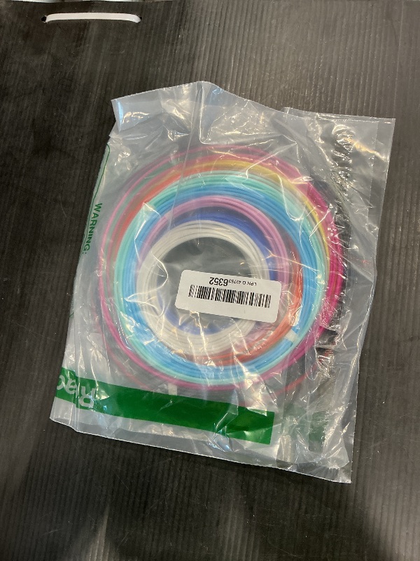 Photo 1 of 15 Bright Colors 1.75mm 3D Pen PLA Filament Refill, Each Color 10feet, Total 150 Feet 3D Pen/3D Printer PLA Sample Pack, Compatible with MYNT3D / SCRIB3D Printing Pen