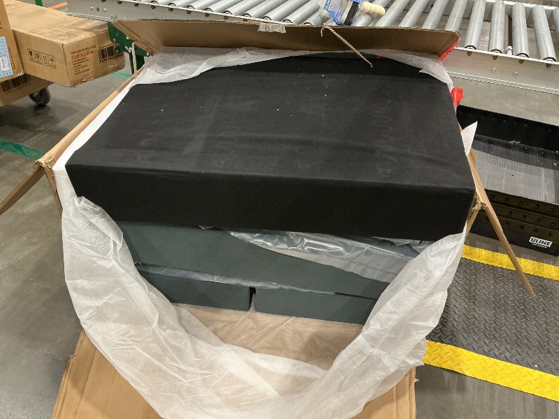 Photo 1 of *****PARTIAL SET***STOCK PHOTO FOR REFERENCE ONLY***GLAMOUT 105" Convertible Sectional Couch with L-Shape Chaise, Modern Modular Sofa with Deep Seat, 3-Seater Comfy Cloud Couches for Living Room, Bedroom, No Assembly Required, Black