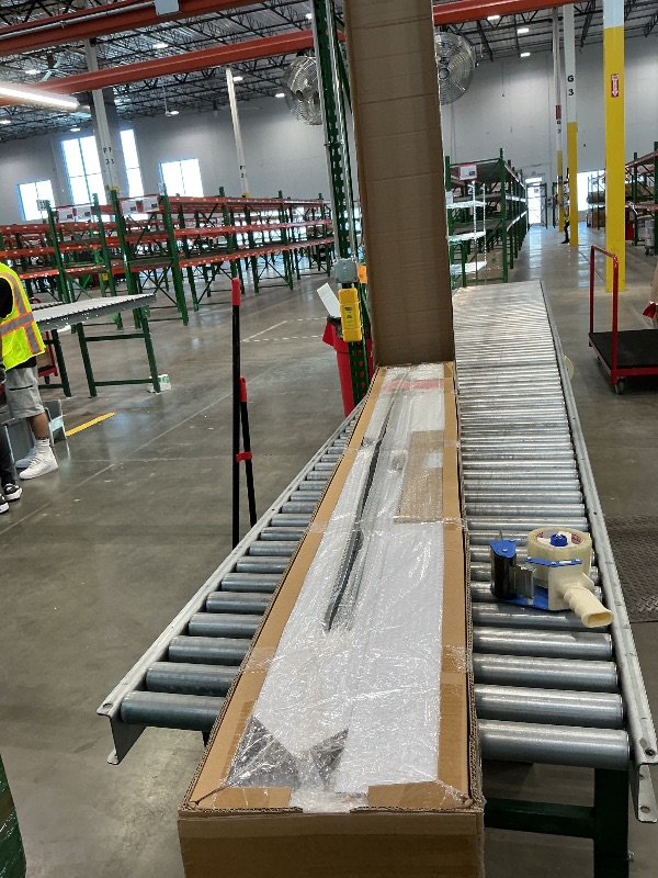 Photo 1 of 32in x 84in Sliding Barn Door with 5.5FT Barn Door Hardware kit & Handle Included, Solid MDF Wood Slab Covered with Water-Proof & Scratch-Resistant PVC Surface,Simple DIY Assembly,Chevron Pattern