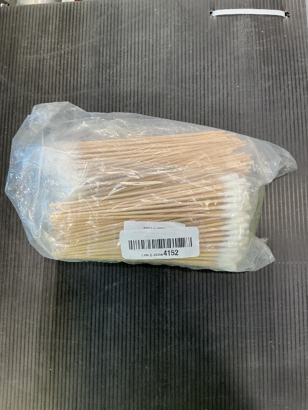Photo 1 of 1200 Count 6 Inch Long Cotton Swabs with Wooden Sticks, Cleaning Cotton Sticks Cotton Tipped Applicators Cleaning Swabs