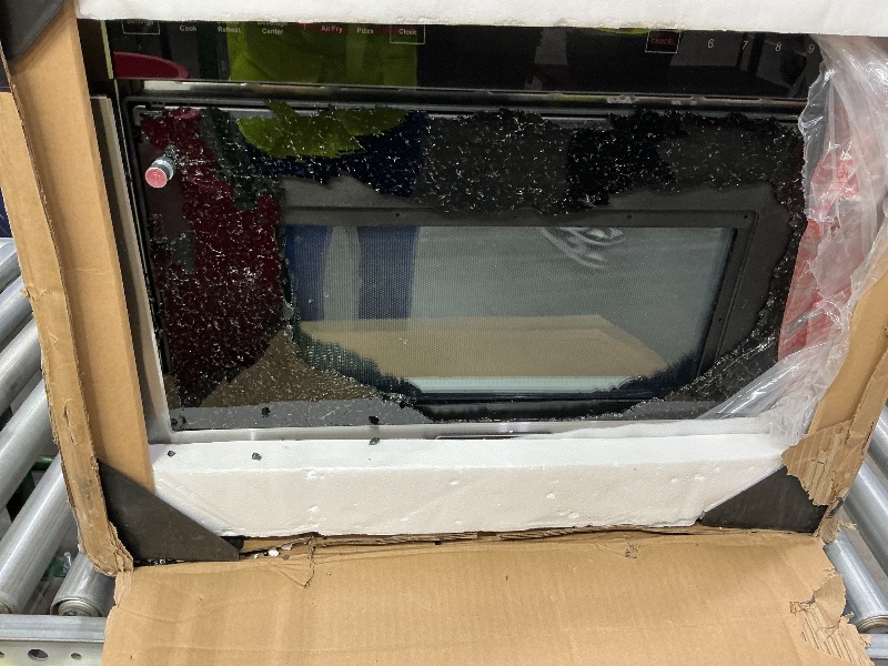 Photo 1 of ***SEE COMMENTS*** 
KoolMore KM-CWO24-AFSS Reserve Built-in Microwave Convection Oven with Air Fry, 3-in-1 Combo, Sensor Cook, Soft-Close Door, Stainless Steel, Premium 24 in. /1.6 cu. ft, Black