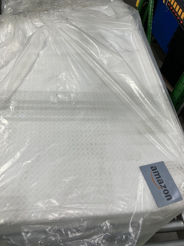 Photo 1 of *Item Is Dirty* 
FDW | 5 Inch Twin Mattress | Medium Firm | Gel Memory Foam Mattress | White | Bed in a Box, CertiPUR-US Certified | Pressure Relief, Cooling Ventilated Foam | Washable Removable Cover