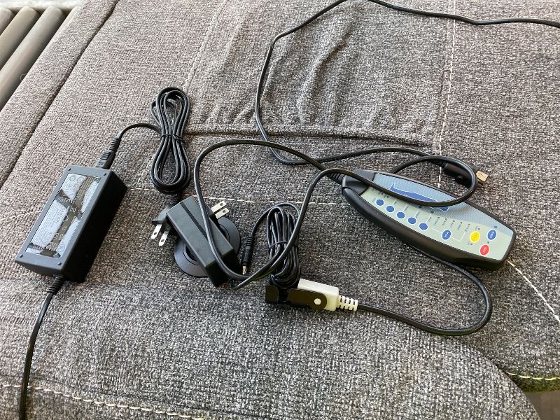 Photo 1 of *Partial Set* Phoenix Home Large Power Lift Recliner Chair with Massage and Heat for Elderly, Overstuffed Wide Recliners with 2 Cup Holders, Side Pocket and USB Port, Dark Gray, RIGHT and LEFT ARM REST ONLY