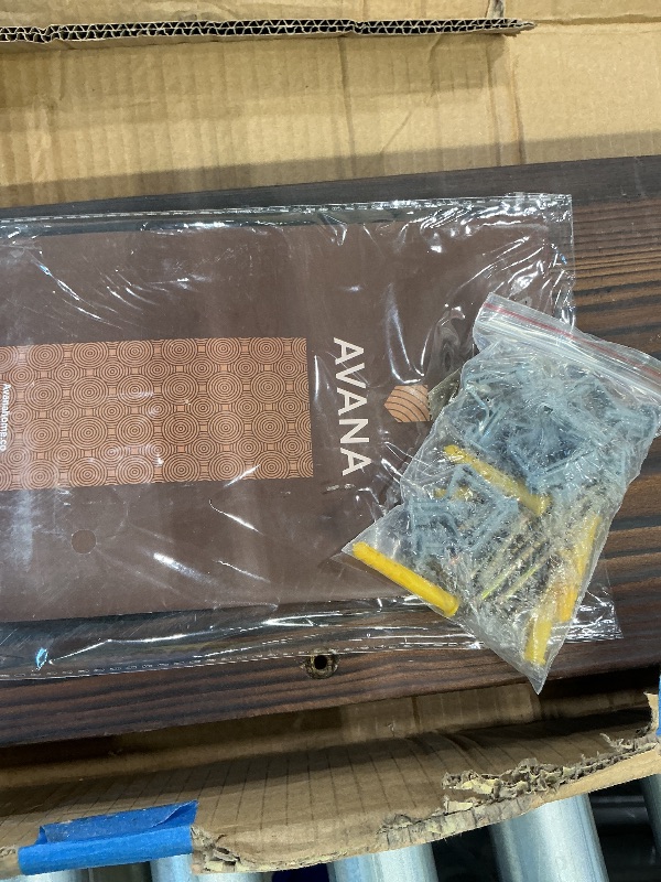 Photo 1 of ***SEE CLERK COMMENTS*** Avana Floating Fireplace Mantle - Mantles for Over Fireplace - Wall Mount Fireplace Mantel Shelves - Handcrafted Natural Wood Fireplace Mantels - Fireplace Mantel 72 Inches x 8 x 3 - Rustic Brown