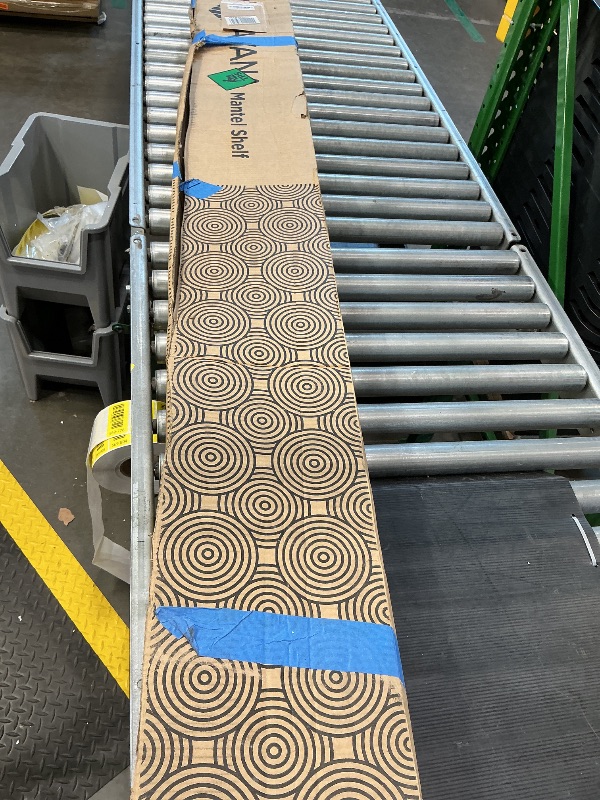 Photo 1 of ***SEE CLERK COMMENTS*** Avana Floating Fireplace Mantle - Mantles for Over Fireplace - Wall Mount Fireplace Mantel Shelves - Handcrafted Natural Wood Fireplace Mantels - Fireplace Mantel 72 Inches x 8 x 3 - Rustic Brown