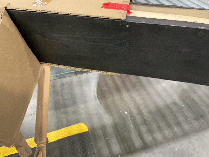 Photo 1 of ***SEE CLERK COMMENTS*** YLYHSST Fireplace Mantel Handmade, 3'' Thick Wall Decor Long Floating Shelf, 72inch Rustic Wood Shelf with Invisible Brackets, Black 