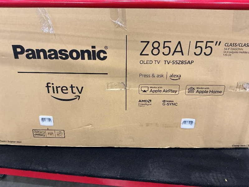 Photo 1 of ***REMOTE DOESN'T WORK*** Panasonic Z85 Series (2024 Model) 65-inch OLED 4K Ultra HD Smart Fire TV, Dolby Vision IQ, HDR10+ Adaptive, 120Hz Refresh Rate - 65Z85AP