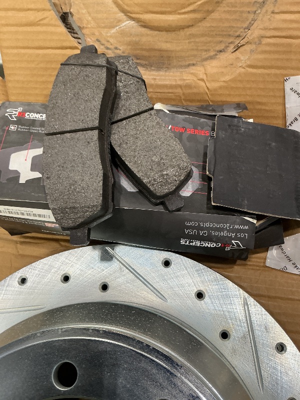 Photo 1 of ***SEE CLERK COMMENTS*** R1 Concepts Rear Brakes and Rotors Kit |Rear Brake Pads| Brake Rotors and Pads| Super Duty Brake Pads and Rotors|fits 1999-2004 Ford F-350 Super Duty