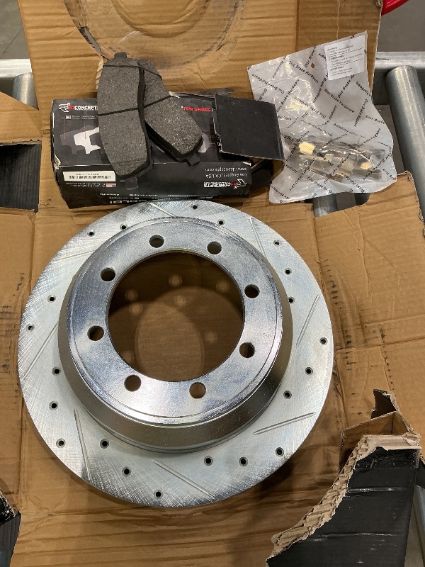Photo 1 of ***SEE CLERK COMMENTS*** R1 Concepts Rear Brakes and Rotors Kit |Rear Brake Pads| Brake Rotors and Pads| Super Duty Brake Pads and Rotors|fits 1999-2004 Ford F-350 Super Duty