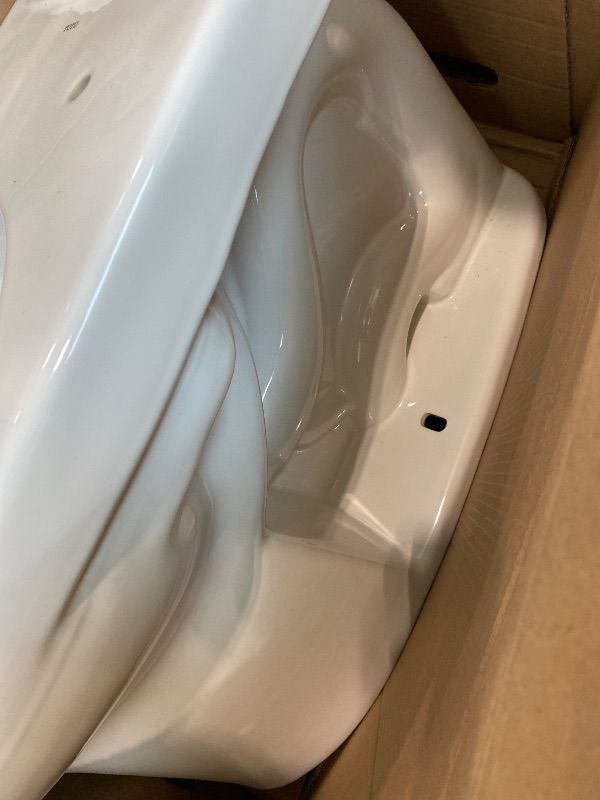 Photo 1 of *Partial Set* TOTO Drake Elongated 1.6 GPF TORNADO FLUSH Toilet with CEFIONTECT, Cotton White - CST776CSG#01