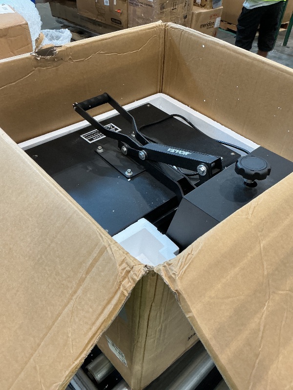 Photo 1 of *Untested*
VEVOR Heat Press 16x24, 1700W Power Heat Press Machine, Fast Heating, High Pressure Heat Press Machine for T-Shirt, Digital Industrial Sublimation Printer for Heat Transfer Vinyl, Easy to Use, Black