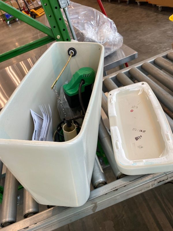 Photo 1 of *Partial Set* TOTO Drake Two-Piece Elongated 1.6 GPF TORNADO FLUSH Toilet with CEFIONTECT, Cotton White - CST776CSG#01