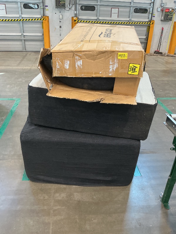 Photo 1 of *Partial Set*
Vamcheer Modular Sectional Sofa with Chaise, Modern L Shaped Cloud Couch with Deep Seat, Sectional Couches for Living Room, Bedroom, Office, No Assembly Required, Black