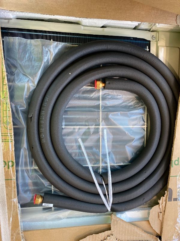 Photo 1 of *Partial Set*TURBRO 9,000 BTU Ductless Mini Split AC with Heat Pump, Inverter Compressor, 19 SEER2, 115V, R32 Refrigerant, Pre-charged Evaporator, WiFi-Enabled, Works with App, AHRI Certified, Finnmark Series **OUTDOOR UNIT, BOX 1/2***