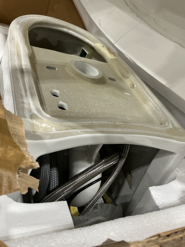 Photo 1 of *Major Damaged*
Deer Valley Smart Toilet with Bidet Built in, Tankless Elongated Electric One Piece Toilet, Smart Bidet with Seat Heating, Remote Control