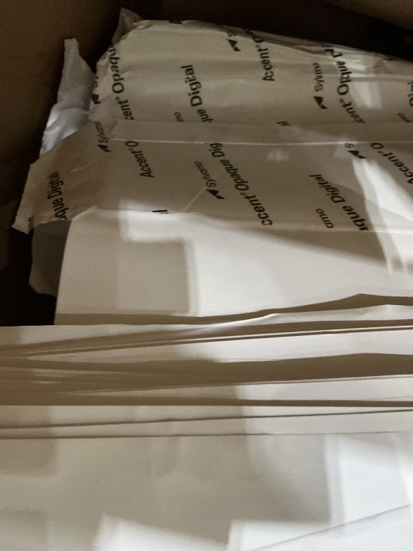 Photo 1 of Accent Opaque White Printer Paper, 12” x 18” 20lb Bond/50lb Text Copy Paper – 2,500 Sheets (5 Reams) – Premium Computer Paper with Smooth Finish, 97 Bright, 74gsm – Multipurpose White Paper – 188082C