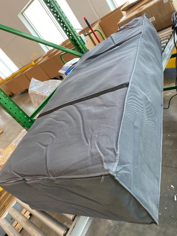 Photo 1 of *Minor Damaged* Foldable Mattress 4 Inch Folding Mattress Tri-fold Gel Memory Foam Breathable with Storage Bag, Portable Floor Guest Bed Soft for Sleeping Camping, Gray, Queen Size