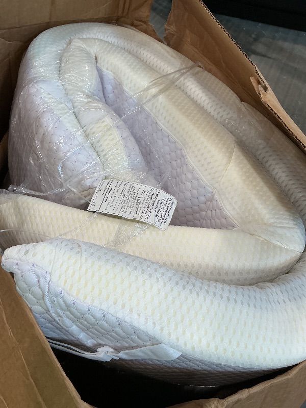 Photo 1 of 3 Inch Gel Memory Foam Mattress Topper Queen Size High Density Cooling Pad Pressure Relief Bed Topper (with Removable & Washable Bamboo Cover)