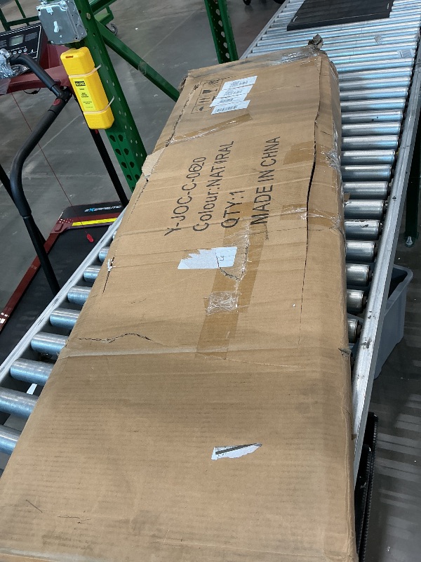 Photo 1 of 55'' TV Stand for 65 Inch, Fluted Modern TV Stands for Living Room with Sliding Doors and Adjustable Shelf, Entertainment Center with Storage Media TV Console Table for Bedroom (Natural Oak)