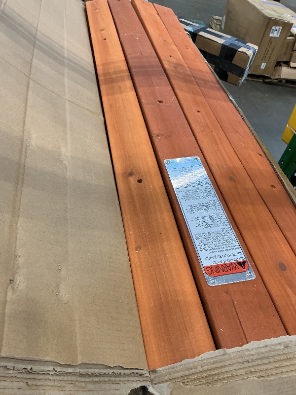 Photo 1 of ***MISSING PIECES UNKNOWN**ROBOTIME Wooden Swing Set for Backyard, All-in-One Kids Outdoor Play Equipment with Swings, Slide, Climbing Rope Ladder, Outdoor Swing Playset for Kids Ages 3-10