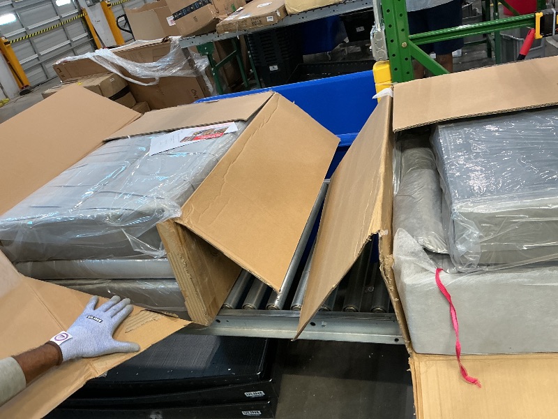 Photo 1 of 106" L-Shaped Modern Sofa Modular Sectional Cloud Couch with Charging Station, Convertible Sectional Sofa Sleeper Bed with USB/Type-C Port, Removble Chaise Sofa for Living Room, Apartment, Grey Velvet