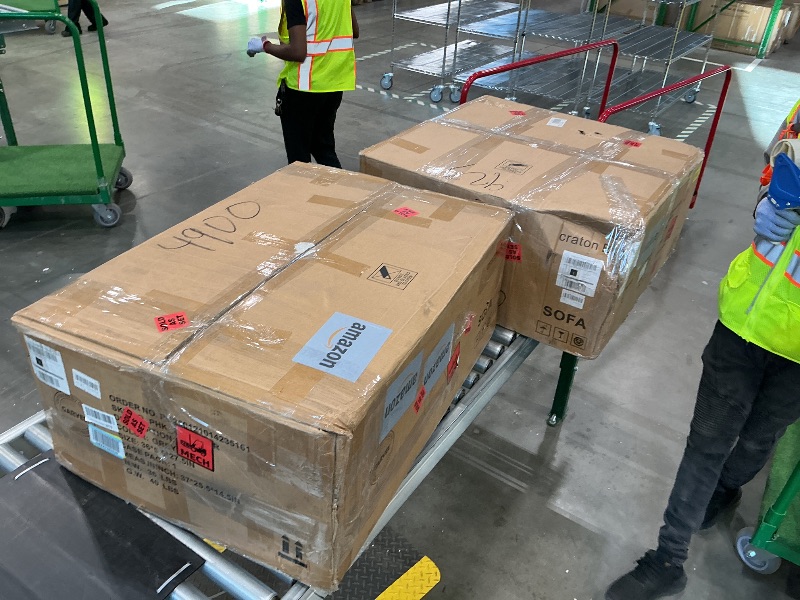 Photo 1 of 106" L-Shaped Modern Sofa Modular Sectional Cloud Couch with Charging Station, Convertible Sectional Sofa Sleeper Bed with USB/Type-C Port, Removble Chaise Sofa for Living Room, Apartment, Grey Velvet