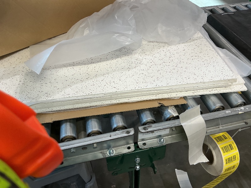 Photo 1 of 2ft x 4ft Drop Ceiling Tiles?Printed Pro Ceiling Tiles 24 x 48in. Waterproof, Washable and Fire-Rated - Reusable - High-Grade PVC to Prevent Breakage-Package of 10 Tiles