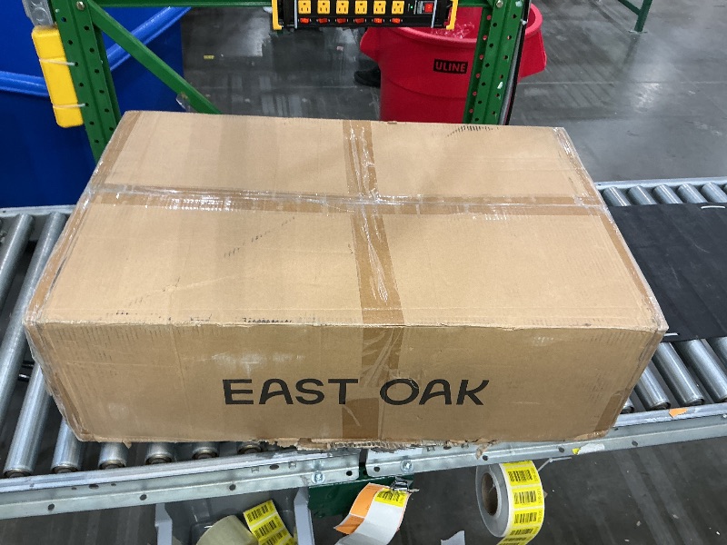 Photo 1 of *Base needed * EAST OAK 1500W Electric Patio Heater, Indoor/Outdoor Standing Heater with Nano Glass-Ceramic, Fast Heat, Waterproof, 3 Modes, 24H Timer, Safety Tip-Over & Overheat Protection