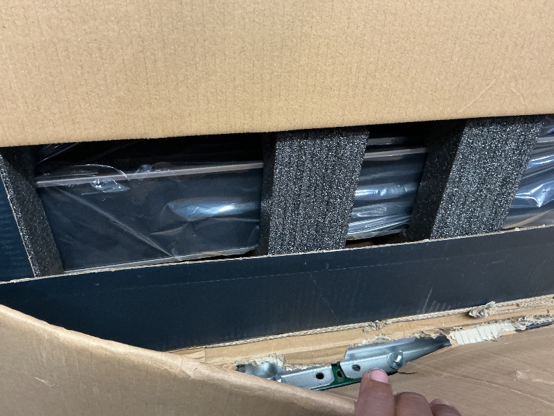 Photo 1 of *Base needed * EAST OAK 1500W Electric Patio Heater, Indoor/Outdoor Standing Heater with Nano Glass-Ceramic, Fast Heat, Waterproof, 3 Modes, 24H Timer, Safety Tip-Over & Overheat Protection