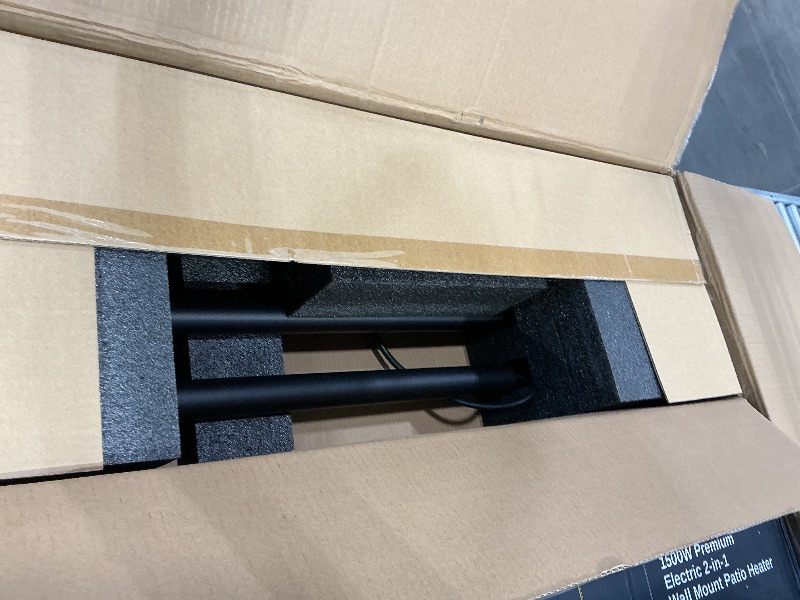 Photo 1 of *Base needed * EAST OAK 1500W Electric Patio Heater, Indoor/Outdoor Standing Heater with Nano Glass-Ceramic, Fast Heat, Waterproof, 3 Modes, 24H Timer, Safety Tip-Over & Overheat Protection