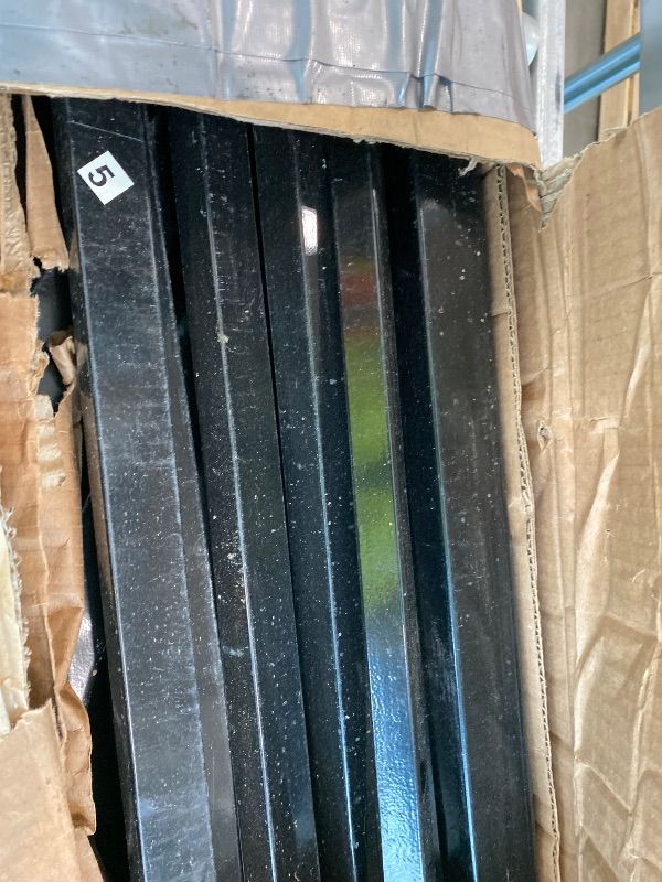 Photo 1 of *Partial Set* 11 ft x20 ft x9 ft Vertical Roof Metal Carport, Heavy Duty Steel Car Ports for All-Weather, for Full-Size Pickup Trucks, Boats, and Tractors, Black