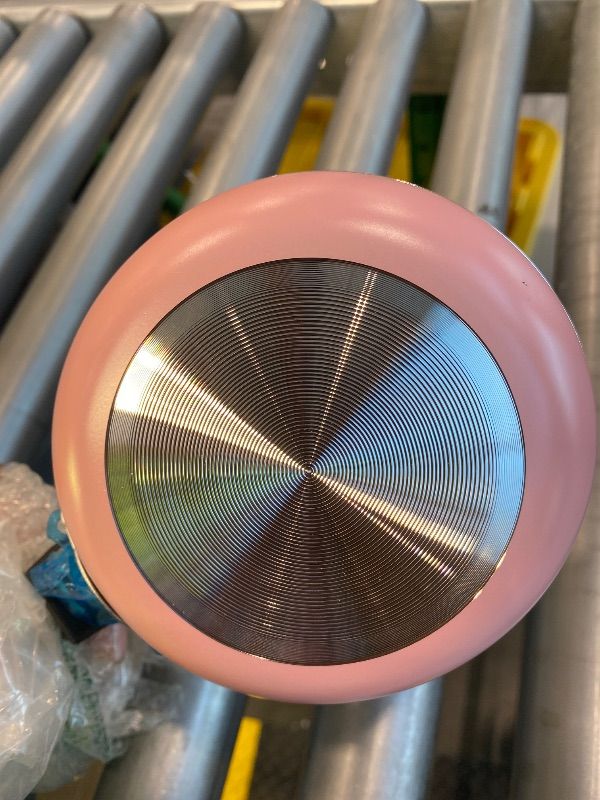 Photo 1 of *Minor Damaged - Check clerk notes*
Zoofen 4.7" Frying Pan Mini Round Egg Skillet Non Stick One Egg Fry Pan Breakfast Pan with Long Handle(Pink)