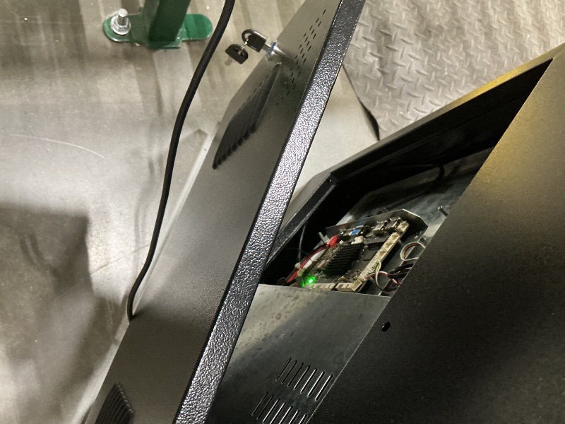 Photo 1 of 43-Inch Indoor Digital Signage Player, 4K Interactive Touchscreen Digital Kiosk Display with Android OS, Indoor Monitor WiFi HDMI/USB Input Auto Advertise Player, Floor Standing LCD Digital Signage