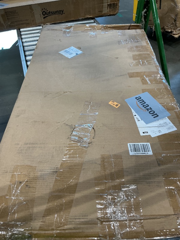 Photo 1 of *Major Damaged - Check clerk notes*
YITAHOME 120 Gallon Resin Deck Box, Weather Resistant Outdoor Storage Box for Patio Cushions, Garden Tools, Pool Supplies, Lockable, Easy Assembly, Extra Seat or Table (Dark Brown)