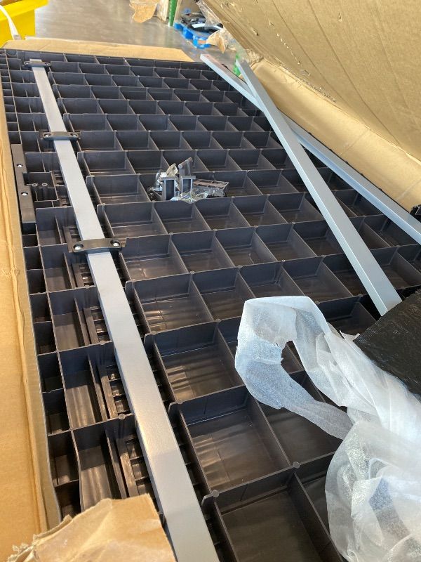 Photo 1 of *Major Damaged - Check clerk notes*
YITAHOME 120 Gallon Resin Deck Box, Weather Resistant Outdoor Storage Box for Patio Cushions, Garden Tools, Pool Supplies, Lockable, Easy Assembly, Extra Seat or Table (Dark Brown)