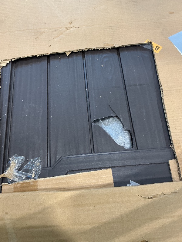 Photo 1 of *Major Damaged - Check clerk notes*
YITAHOME 120 Gallon Resin Deck Box, Weather Resistant Outdoor Storage Box for Patio Cushions, Garden Tools, Pool Supplies, Lockable, Easy Assembly, Extra Seat or Table (Dark Brown)