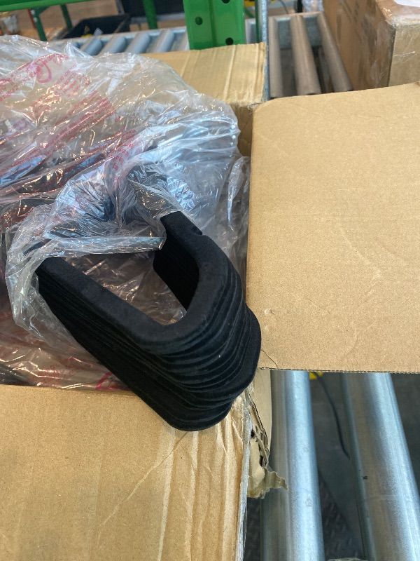 Photo 1 of **MISSING PIECES** HOUSE DAY Black Velvet Hanger ONLY  45 Pack, Non Slip Clothes Felt Hanger Heavy Duty for Coat, Premium Slim Space Saving Suit Hangers for Closet Organizer, 360° Rotating Silver Hook