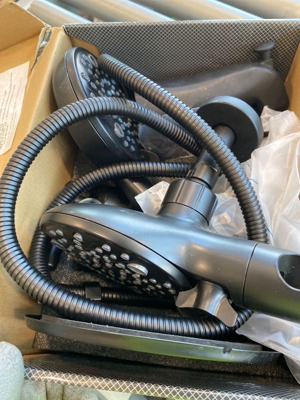 Photo 1 of *Untested*
Replacement for Moen Shower Faucet Trim Kit, High Pressure Dual Shower Combo, Shower Handle& Tub Spout, (Valve& Catridge Not Inclued), Matte Black