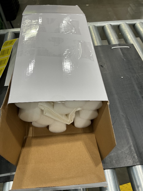 Photo 1 of 2 Pack Under Door Draft Stopper - Bottom Door Gap Filler & Seal - Windproof Coating Cover - Fits 30” to 36” Door - Block Noise, Sound, Hot Air, Light, Wind - Easy Install Draft Blocker - White