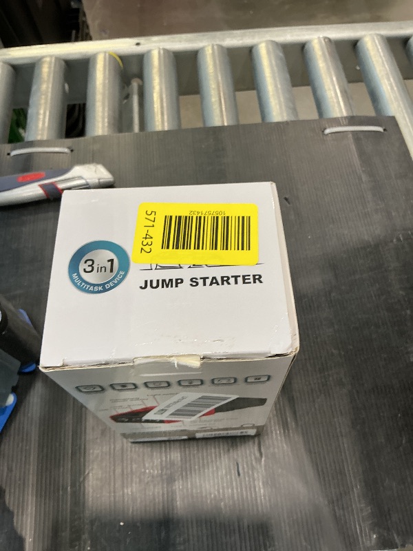 Photo 1 of ***MISSING PIECES*** Gillaway 001B 3000A Car Jump Starter Battery Pack (up to 9.0L Gas and 7.0L Diesel Engine), 12V Car Battery Charger, Jump Box with USB 3.0 Power Bank