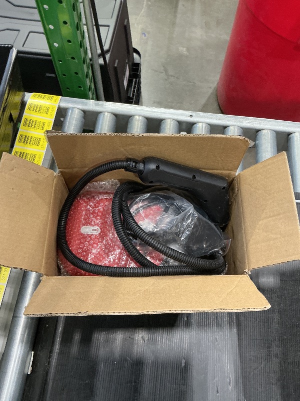 Photo 1 of *USED*
7-in-1 Handheld Steam Cleaner, 2200W High Pressure Steam Cleaner, 1.2L Portable Car Steam Cleaner for Home Kitchen, Bathroom, floor and Car Cleaning, 10s Fast Heating High Pressure Steam Cleaning, Red