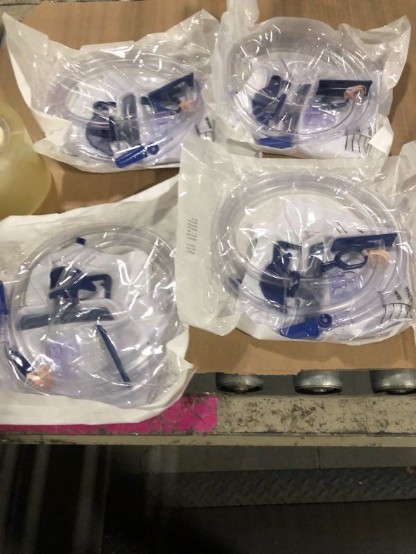 Photo 1 of ***ONLY 4 BAGS****Urine Drainage Bags - 6 PCS 2000ml Individually Wrapped Catheter Bags with 43" Drainage Tube, Anti-Reflux Chamber, Splash-Proof Drain, Clips and Hooks, Professional Urine Bags for Home and Hospitals